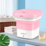 Gurjas Fancy Kitchen 0.8Kg Portable Foldable Mini Top Loading Washing Machine with Spinner and Dryer for Baby Clothes Semi Automatic Bucket Washer with Modes for Travel, Home & Multipurpose - Image 3