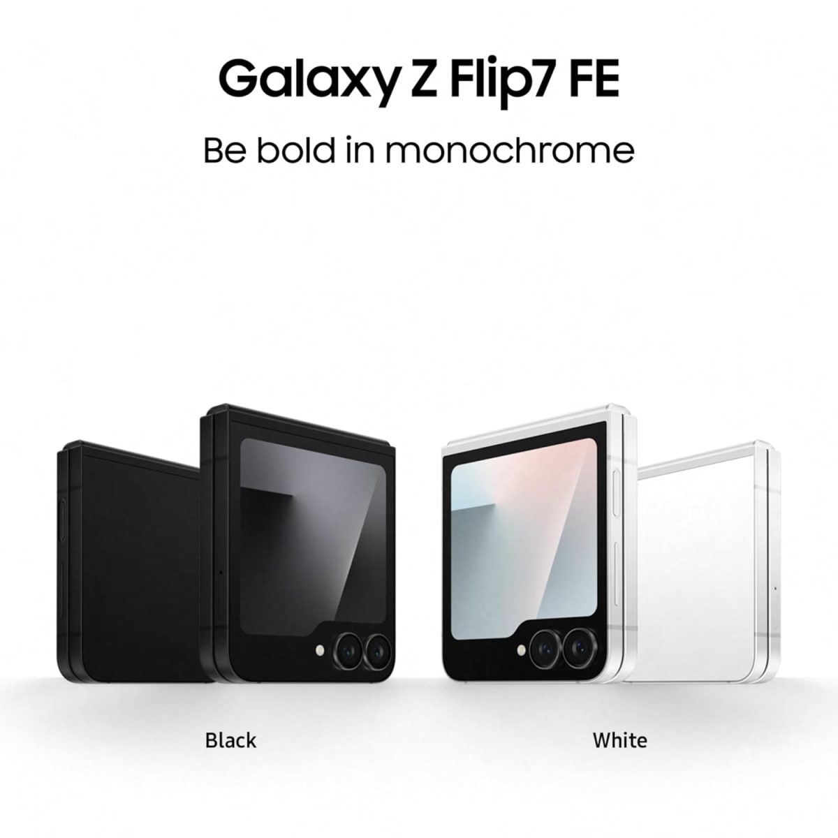 Samsung Galaxy Z Flip7 FE 5G Smartphone with Galaxy AI (White, 8GB RAM, 128GB Storage), Ultra Sleek Compact Design, 50MP High-Resolution FlexCam, Long-Lasting 4000 mAh Battery, All-New One UI 8 - Image 2