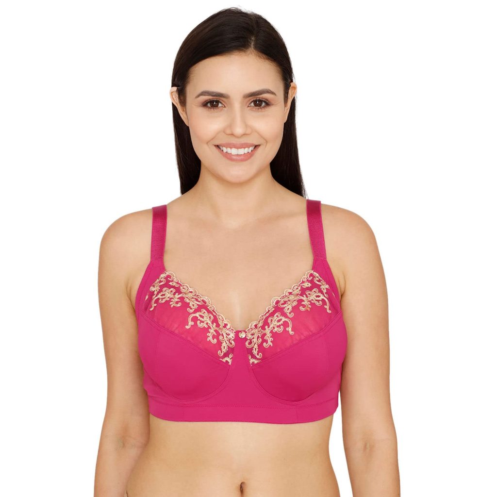 Zivame True Curv Desert Rose Double Layered Non Wired Full Coverage Super Support Bra for Women - Festival Fuchsia