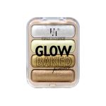 Half N Half Glow Baked Highlighter Powder, 03 Hollywood (8gm) - Image 4