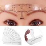 ITT Eyebrow Ruler, 10 PCS Eyebrow Ruler Makeup Sticker Makeup Adhesive Eyebrow Sticker - Image 3