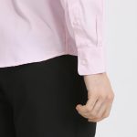 Park Avenue Men Slim Fit Structure Pattern Poly Cotton Blend Semi Cutaway Collar Full Sleeve Formal Shirt - Image 7