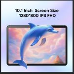 weelikeit Android Tablet, 10.1 Inch Tablet with 1280 x 800 IPS HD Touchscreen, 8GB RAM + 128GB ROM (up to 1TB), 6000mAh Battery, Wi-Fi 5G, Bluetooth 5.0, Dual Camera - Image 2