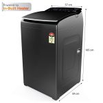 Whirlpool 9.5 kg Fully-Automatic Top Loading Washing Machine (360° BLOOMWASH PRO Heater Spray 9.5, Graphite, In-built Heater) - Image 2
