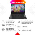HP Omen 12th Gen Intel Core i7-12700H 16.1 inch(40.9cm)FHD Gaming Laptop(16GB RAM/1TB SSD/GeForce RTX 3070Ti 8GB Graphics/144Hz/7ms Response Time/Win 11/MSO 2021/Backlit/B&O/Alexa/Xbox Pass)16-k0370TX - Image 5