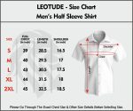 LEOTUDE Men's Cotton Blend Solid Half Sleeve Slim Fit Shirt For Men - Image 6