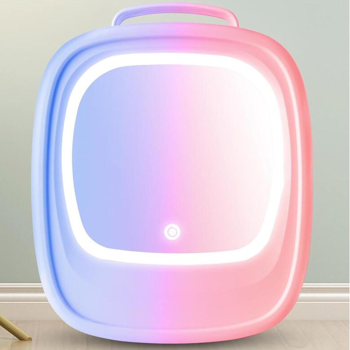 ARTISOUL® Skincare Fridge 6L with Led Makeup Mirror Mini Fridge for Food Skincare Pink Car Home Use | Major Appliances | Refrigerators & Freezers | Mini Fridges - Image 8
