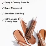 Makeup Revolution- Superdewy Liquid Bronzer-Dark To Deep (Dark skin tones) | Dewy & Creamy Formula | Suer Pigmented | Long Lasting| Seamless Blending| Vegan & Cruelty Free - 15 ml - Image 2