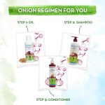 Mamaearth Onion Shampoo for Hair Growth and Hair Fall Control with Onion and Plant Keratin | Reduces Hair Fall | Strengthens & Smoothens Hair | For Men & Women | 400ml - Image 7
