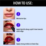 Color Art Waterproof Lipstick | Women's Intense Moisturization Glossy Matte Stay Long Lasting Lipstick (C95) (Dark Maroon- 4 g) - Image 2