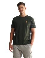 U.S. POLO ASSN. Men's Cotton Regular Fit Crew Neck Embroidered Logo I633 Lounge T-Shirt - Pack of 2 - Image 4