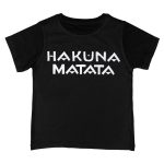 Lion King by Wear Your Mind Boy's Plain Regular fit T-Shirt (DLK0010.2_Black 10-11 Years)