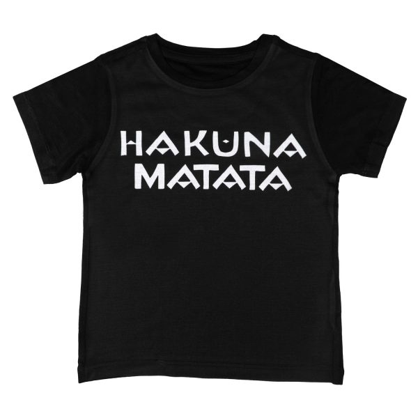 Lion King by Wear Your Mind Boy's Plain Regular fit T-Shirt (DLK0010.2_Black 10-11 Years)