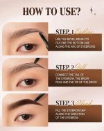 Eyebrow Pomade with Angled Brush, Waterproof, Brown Shade, Enhance your Eyebrown with Pomade Pack of 1 - Image 6