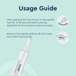 GUBB False/Fake Eyelash Glue Transparent Waterproof Eyelashes Extension Glue Adhesive - Natural Rubber Latex, Seamlessly Blend, Long Lasting & Durable - Image 4