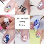 NAILWIND Nail art liner brushes, 3Pcs/Set Nail Art Brush Set Fine Line Painting Pens With Mermaid Color Fish Shape Handle 3 Size Nail Art Liner And Striping Brushes Kit - Image 7