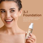 ZM Game Face on Liquid Foundation 12hour Long-lasting | Smudge-Proof | Transfer Proof | SPF 25 (Beige) - Image 4