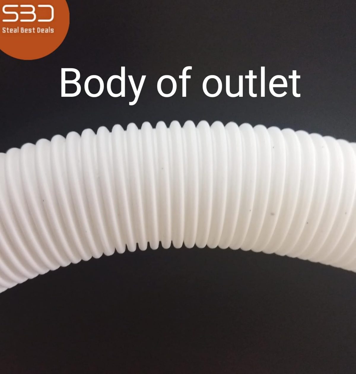 SBD Universal 1.5 Meter Top load/Semi Load Washing Machine Outlet Drain Waste Water Hose Flexible Hose Pipe (Pack Of 1) (36 mm x 1500 mm) - Image 3