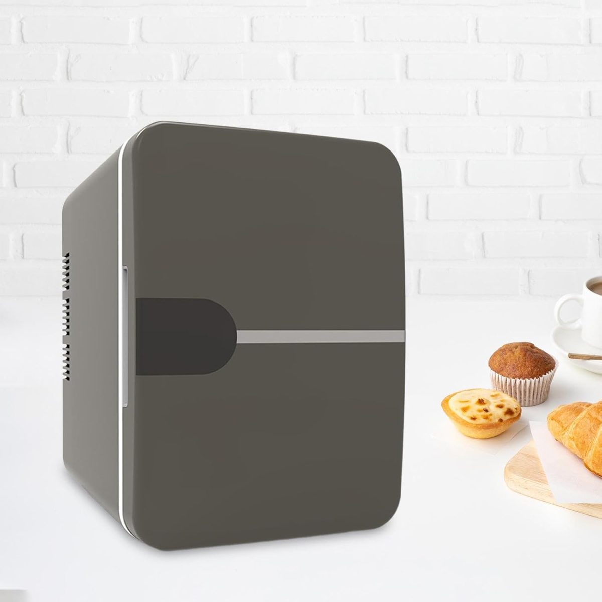 ARTISOUL® Mini Fridge Flat Design Fridge Multipurpose Lightweight Compact Refrigerator Gray | Major Appliances | Refrigerators & Freezers | Mini Fridges - Image 5