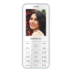 Karbonn KPhone1 | 6.1cm (2.4) Bright Screen | 1400mAh | BT Video Player & Video Recorder | Digital Camera | Dual SIM | FM Radio with Recording | Ice Blue