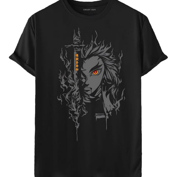 Crazy Guy Mens Anime Graphic Tshirt | Anime Cotton Tshirt for Men