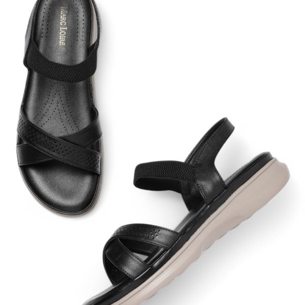 Marc Loire Women's Comfortable Slip on Casual Open Toe Flats Sandals