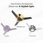 Polycab Aereo Plus Star Rated, 1200mm Ceiling Fan For Home | High Speed & Air Delivery | Saves Up To 33% Electricity, 100% Copper, Rust-Proof Blades, 52 Watt【Matt Black Choclate Gold】 - Image 5