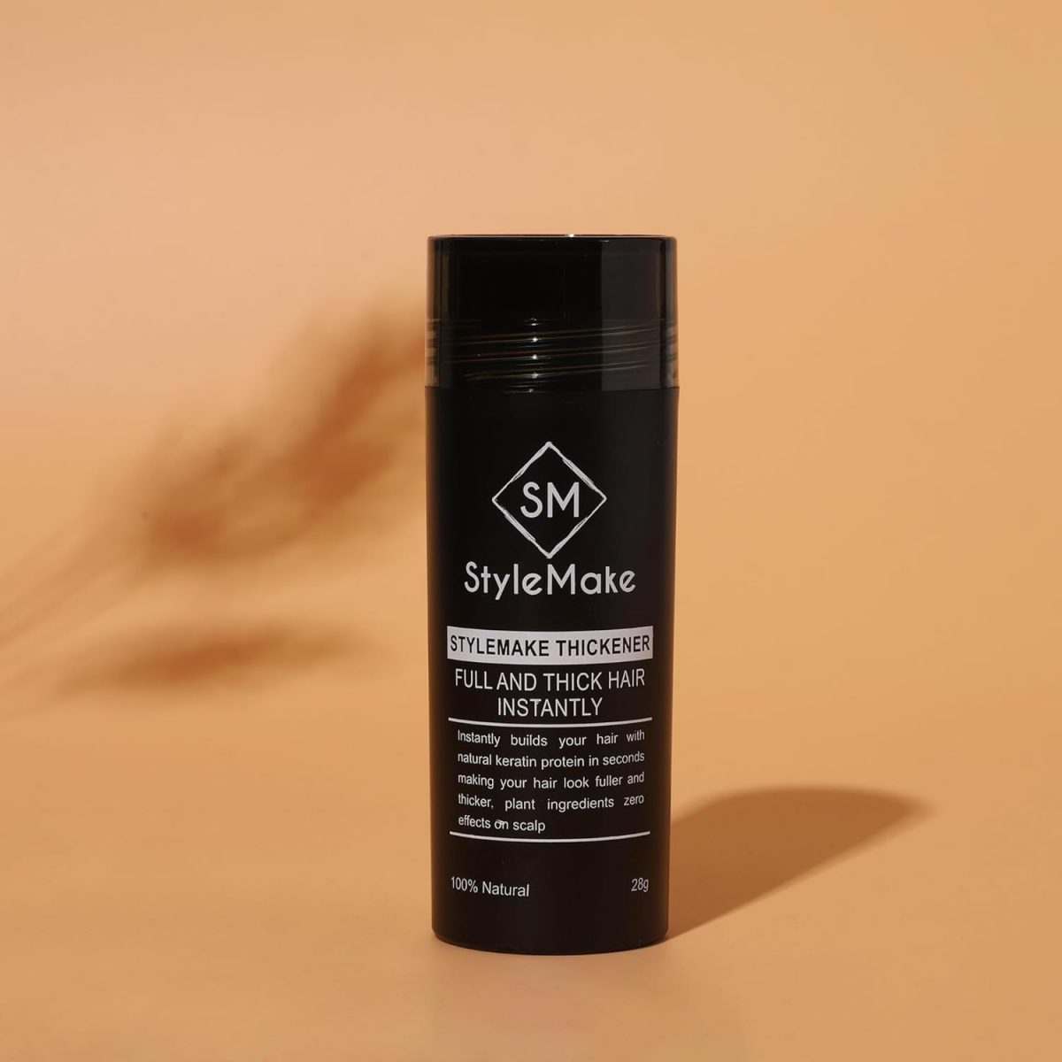 StyleMake Thickener Hair Fiber Black 28g + Fibre Lock Spray 100ml — The Ultimate Duo for Instant Volume & Fuller Look for Men & Women (Black 28g + Spray 100ml) - Image 9