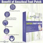 AMAZHEAL Premium Foot patches, Cleansing Toxin Remover Foot Pads, Stress Relief Sleep Patch for Men & Women (1 BOXES = 10 Patches) (Pack of 1) - Image 4