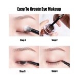 My Colors 4 in 1 Gel Eyeliner and Eyebrow Powder Kit Brown Black Water-proof with Eye Liner Brush - Image 5
