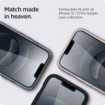 Spigen EZ Fit Tempered Glass Screen Protector Guard for iPhone 16e/14/13/13 Pro - 2 Pack - Image 7