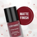 Verymiss Premium Matte Nail Polish - 249 Red In Hot - Image 3