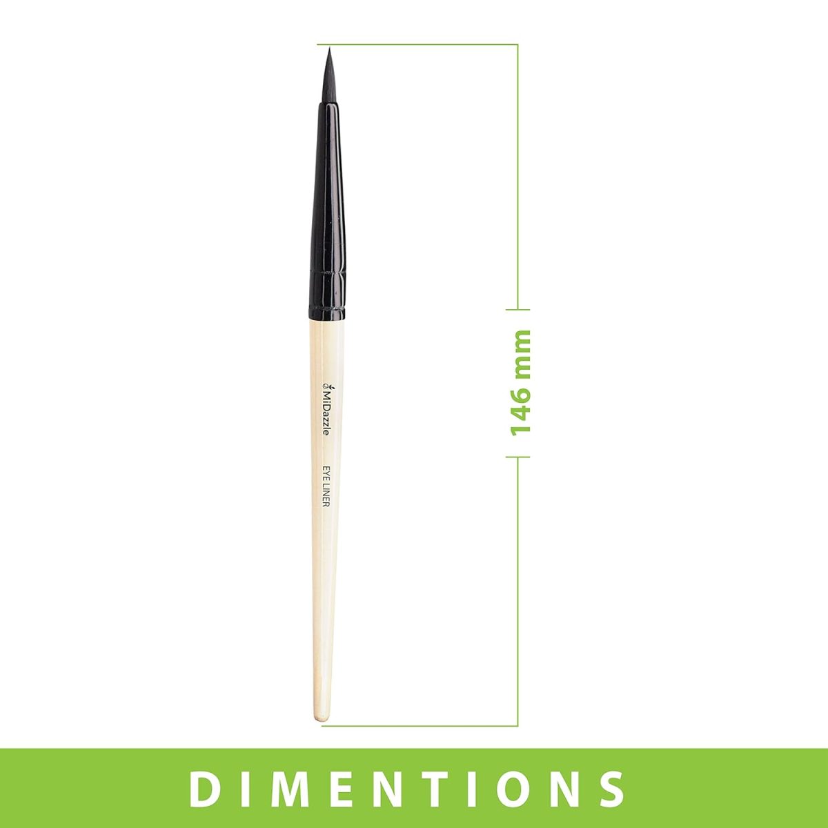 Midazzle Premium Wooden Eye Liner Brush (MIMB00504) - Image 4