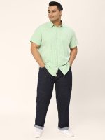 Thomas Scott Mens | Half Sleeve | Checks | Regular Fit Plus Size | 100% Cotton | Spread Collar | Casual Shirts (Available in Plus Size) - Image 7