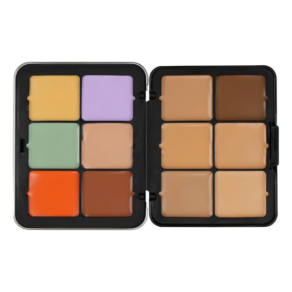 Beauty Berry Ultra Blend Full Coverage Concealer and Corrector Palette | Easy to Blend & Lightweight Formula | Creamy Texture, Multipurpose Matte Concealer Palette for Face Makeup (24g, Multicolor)