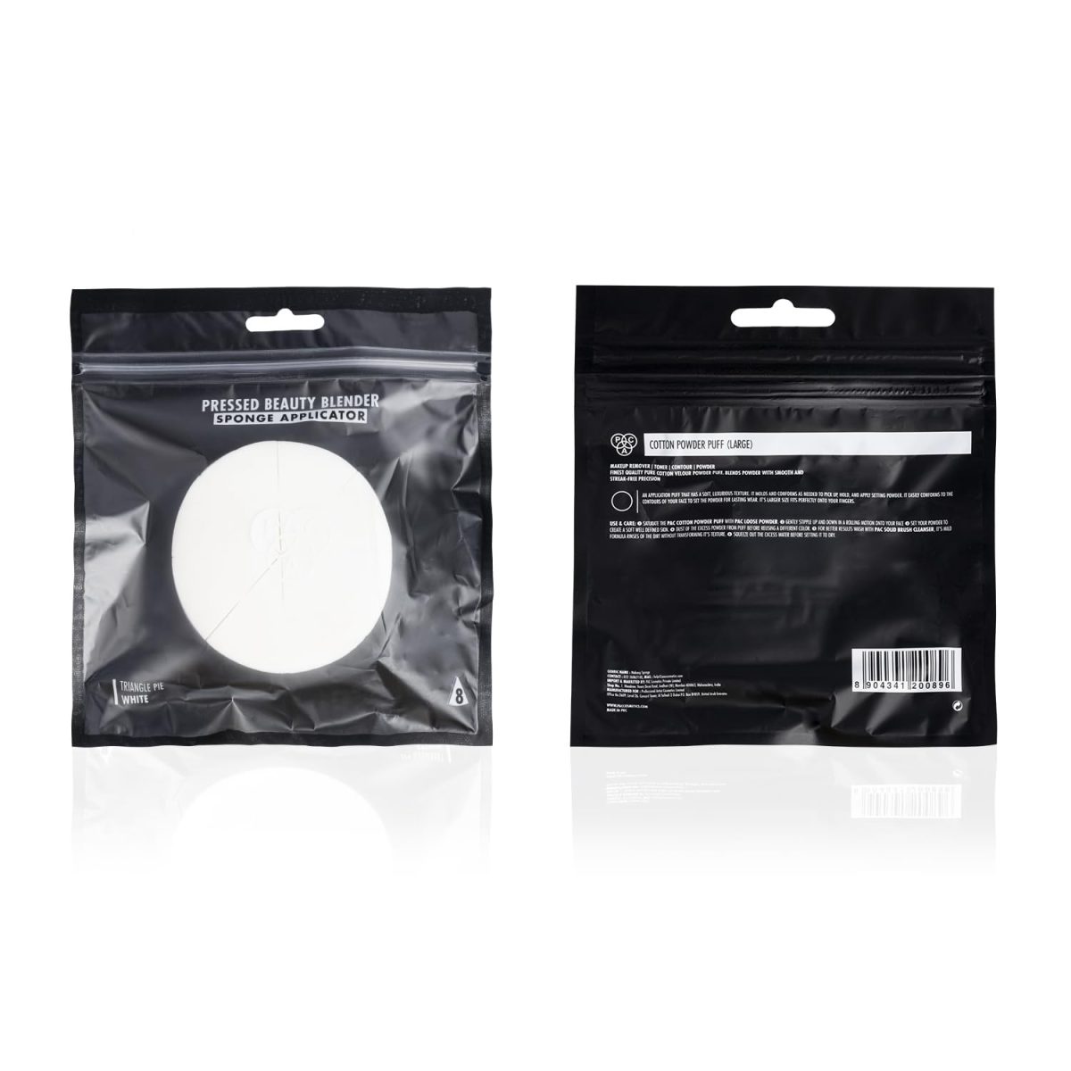 PAC Pressed Sponge (Triangle Pie) (White) (8 Pc) - Image 5
