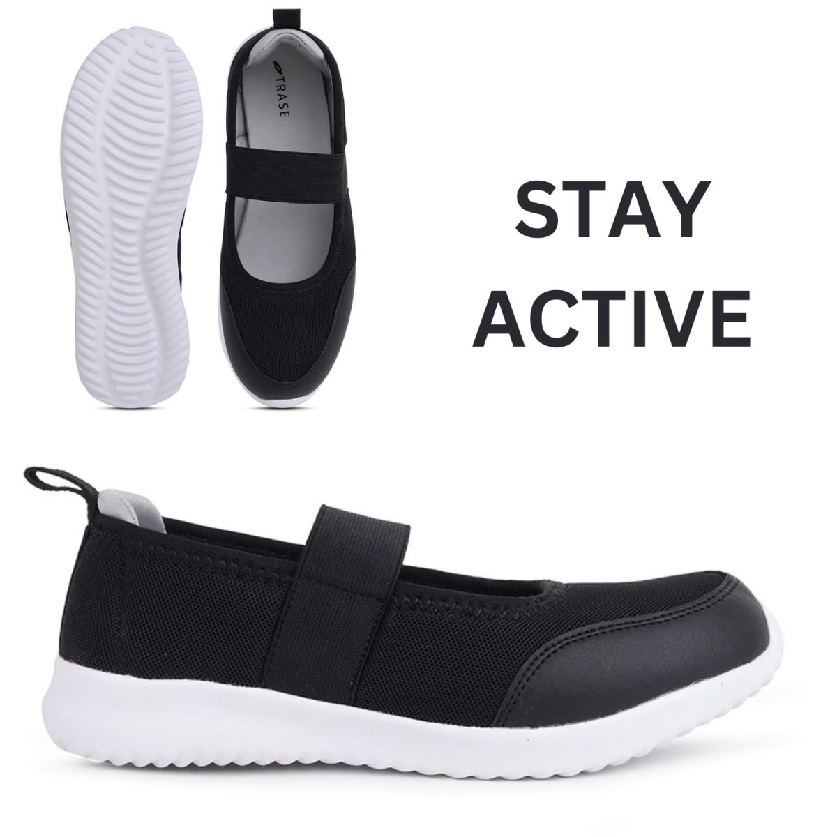 TRASE Ballet Flats for Women | Stylish Slip On Bellies with Soft Memory Foam Insole | Comfortable Footwear for Office & Casual Use - Image 4
