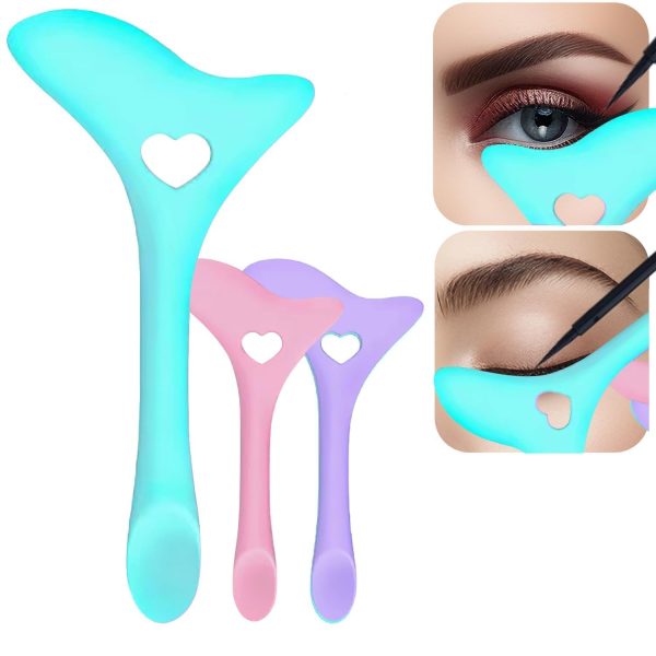 Silicone Eyeliner Stencil, Eyeliner Tool, Eyelash Shield, Eyeshadow Stencils, Winged Eyeliner Stencil. 1 Pcs