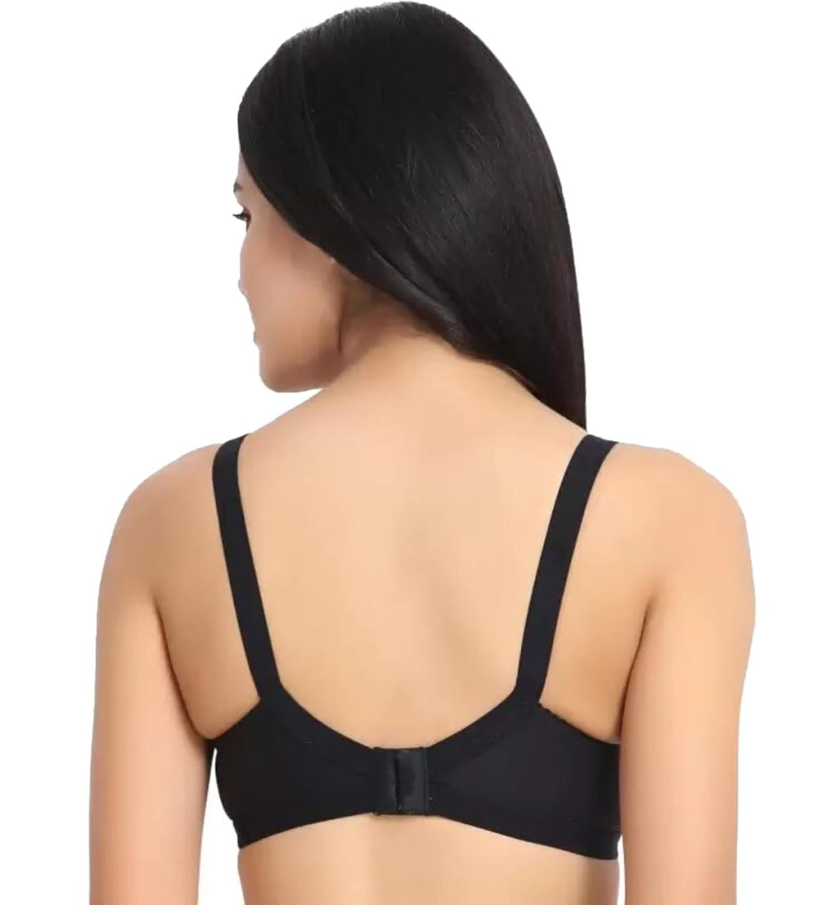Khwaish Store Women Cotton Half Net Seamed Net Full Coverage Non Padded Everyday Bra Adjustable Straps Plus Size Bras. Size (32 Till 50) - Image 2