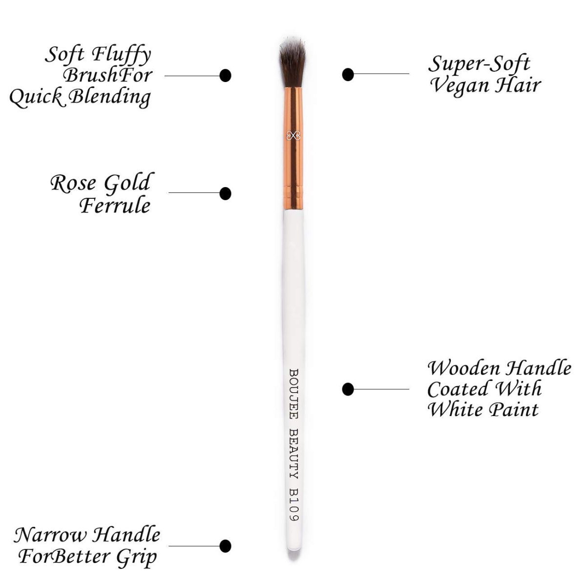 Boujee Beauty Blending Brush for Eyeshadow Blending - Image 4