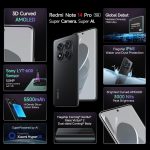 Redmi Note 14 Pro 5G (Titan Black, 8GB RAM+ 128GB Storage) | Mediatek Dimensity 7300 Ultra Processor | AMOLED Display | Dual Nano-SIM | 5500mAh Battery - Image 7