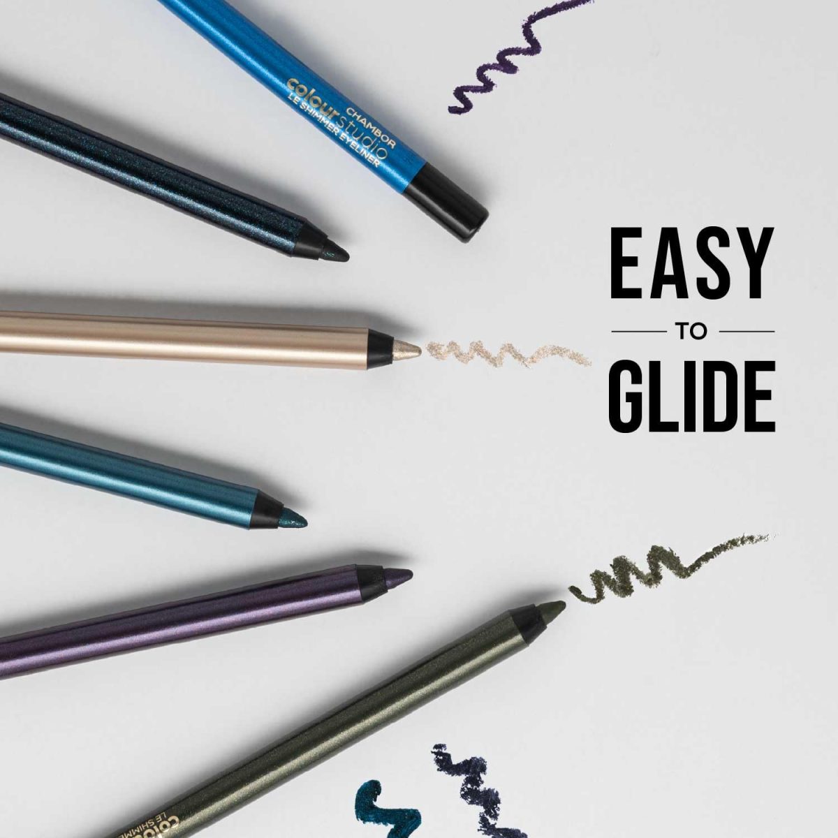 Chambor Colour Studio Le Shimmer Eyeliner |32 hr| Water proof, Smudge Proof, Black Éclat, 1ml - Image 5
