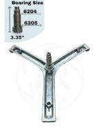JR Appliance Front Load Washing Machine Drum Spider Triangle 6.5kg Drum Shaft 6204/6205 Bearing Thickness Compatible with Haier (Check and Buy) (Pack of 1 Grey) - Image 5