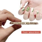 Resin Art Palette, Painting Mixed Color Palette, Gilded Edge Gel Color Makeup Display Board Pallet for Nails (White) - Image 5