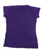 IndiWeaves Girls Cotton Half Sleeve Printed T-Shirt (Purple,11-12 Years) - Image 2