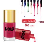 Volo Gloss Shine Blood Red Nail Polish Glitter High Shine Golden Nail Paint Set of 2 Pcs Long Stay on Nails 19.8 ml - Image 4