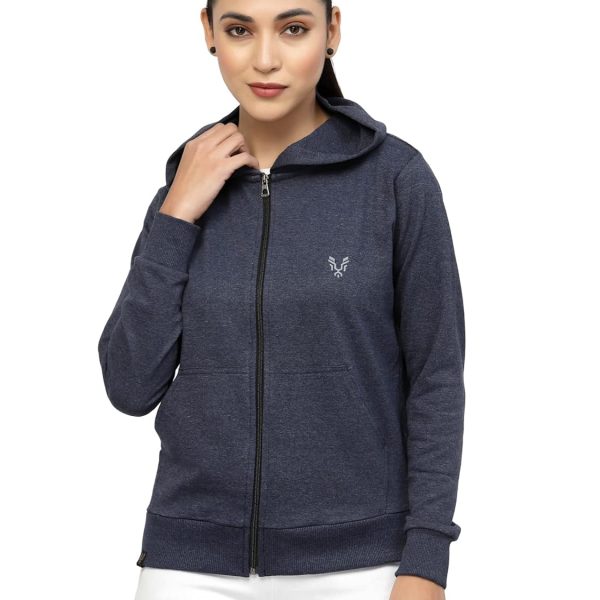 UZARUS Women's Cotton Anthra Sweatshirt Hoodie