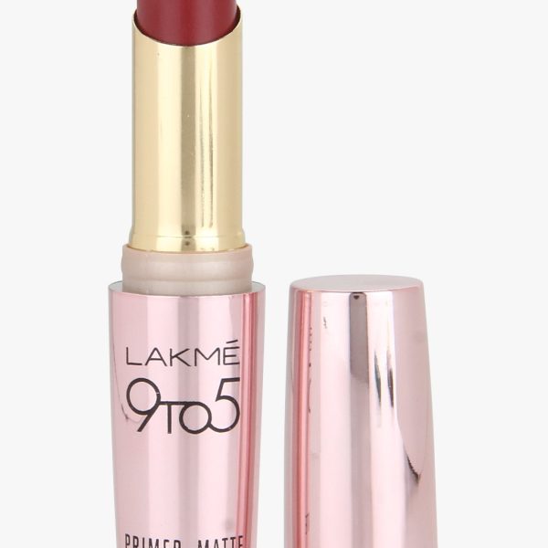 Lakmé MR11 9 to 5 Primer Matte Lip Color, Berry Base, 3.6g