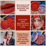 MS MAGIC SECRET Aker Fassi Moroccan Lip Stain Clay Pot & Lip Gloss - Natural Long Lasting Lipstick for Women, Moroccan Lip and Cheek Tint - Authentic Morocco Lip Clay Pot, Natural Lipstick Blush - Image 6