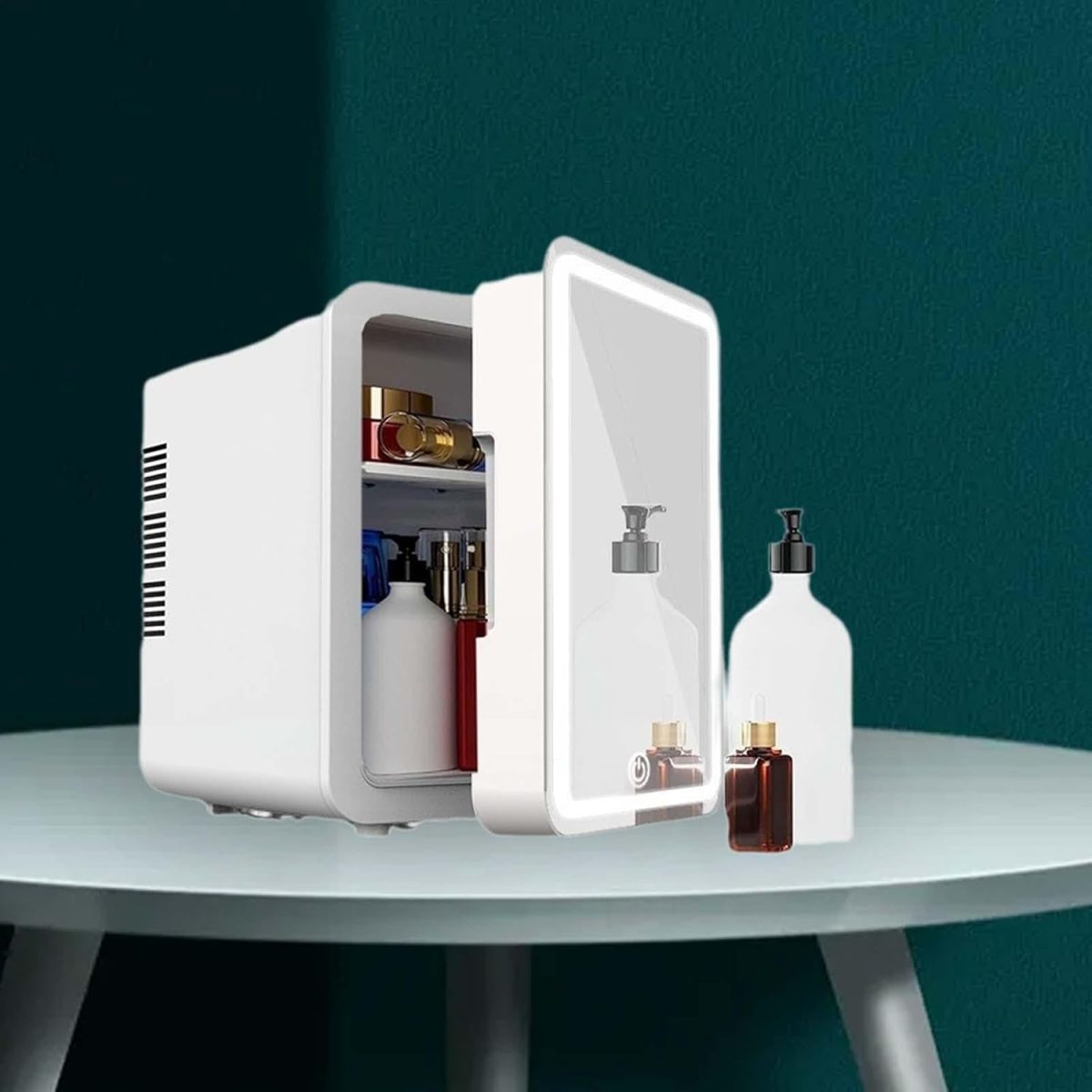 ARTISOUL® Mini Fridge 4L Multifunction Food Portable Cooling for Home Dorm Room Office White | Major Appliances | Refrigerators & Freezers | Mini Fridges - Image 4